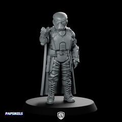 Democracy Trooper Rs20 Helljumper Salute Miniature Sci-Fi Resin