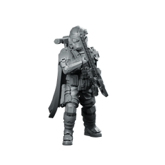 Democracy Trooper Rs40 Helljumper Constrictor Miniature Armoured Rifleman - Papsikels Miniatures - We Print Miniatures