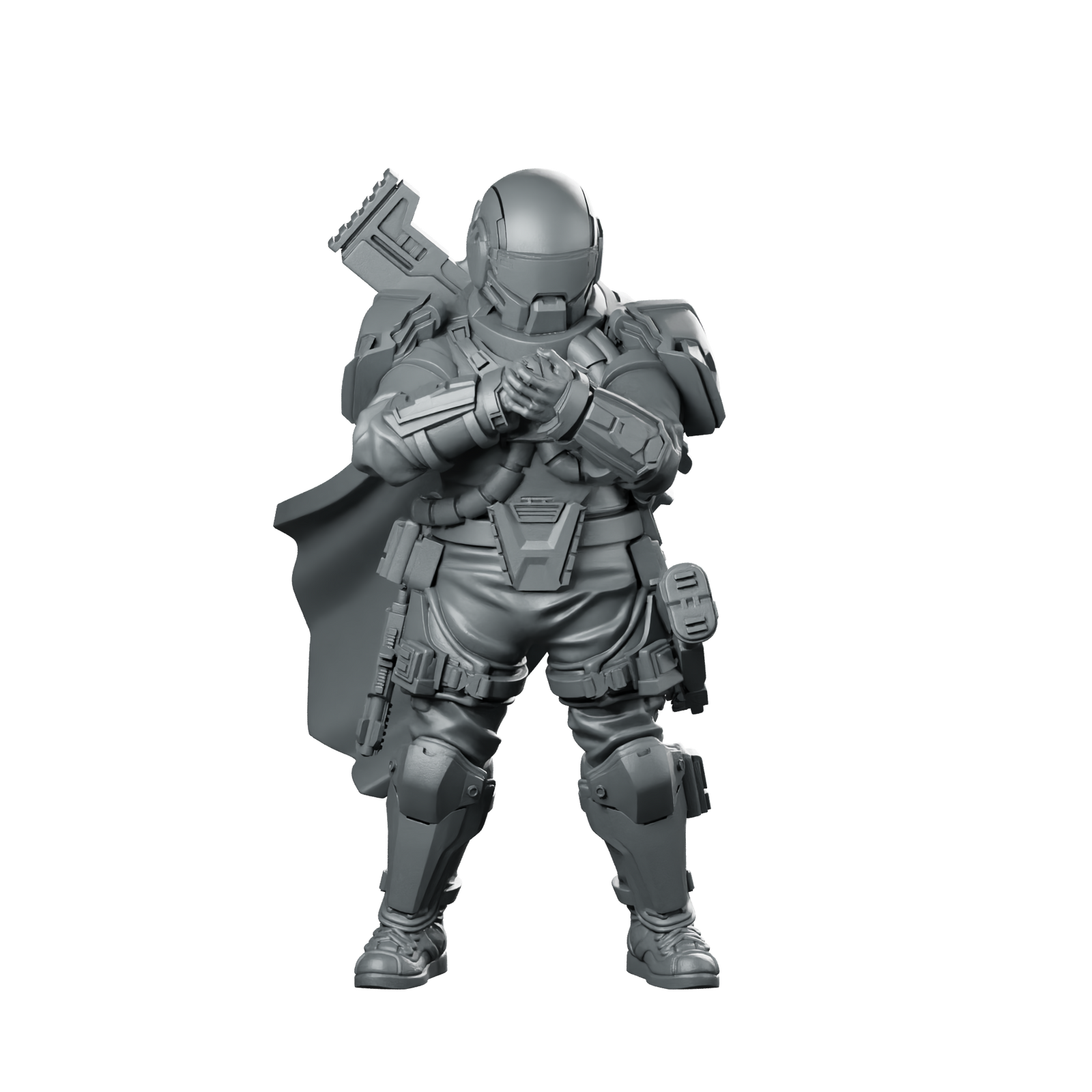 Democracy Troopers 02 Heavy Operator 3 Sci Miniature 360 Spin 01