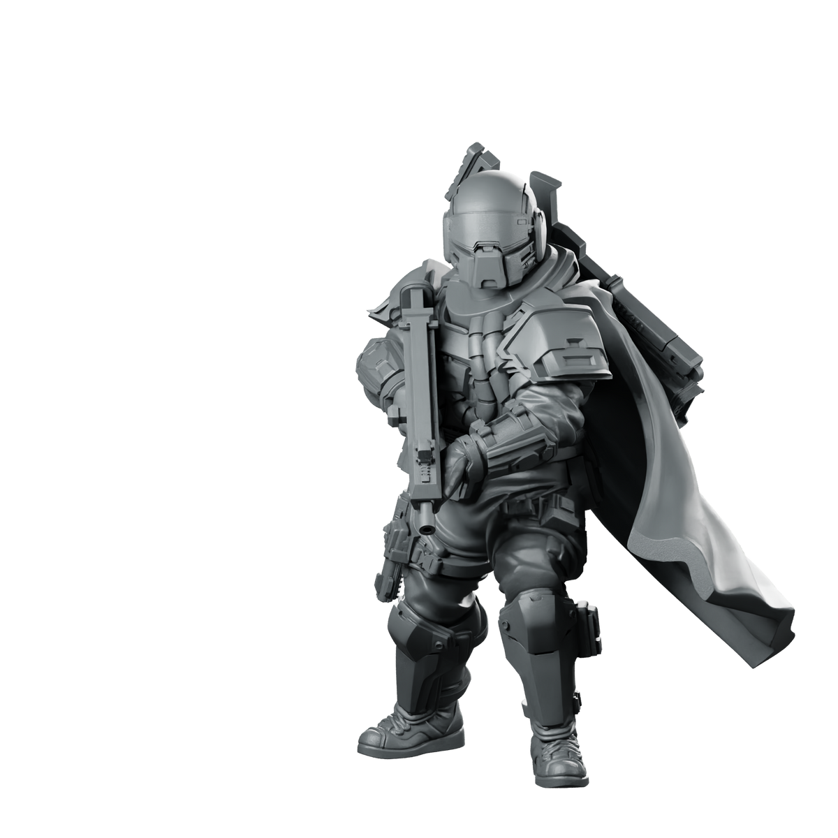 Democracy Troopers 02 Heavy Operator 5 Armoured Miniature 360 Spin 01