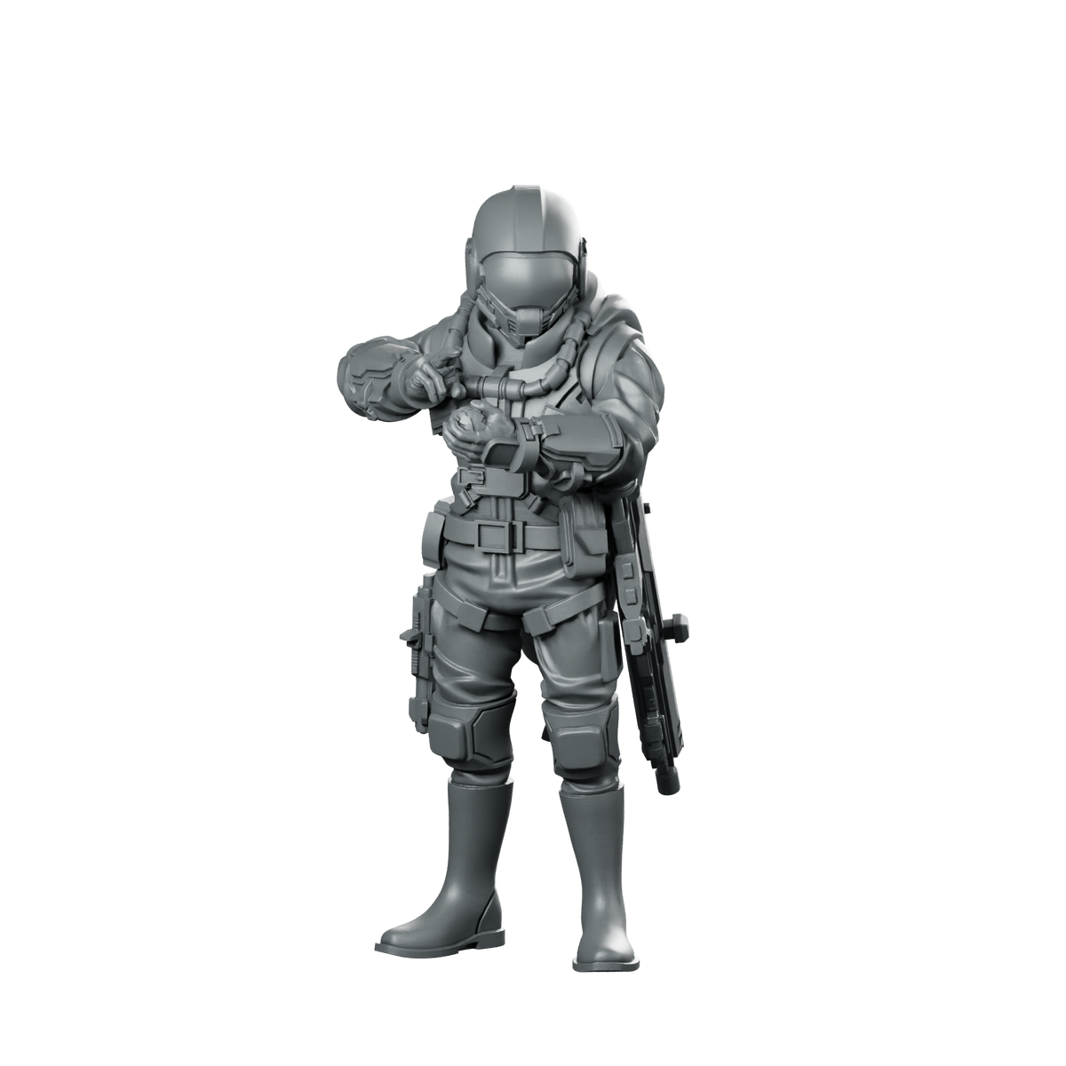 Democracy Troopers 03 Free Spirit 3 Sci Miniature 360 Spin 01