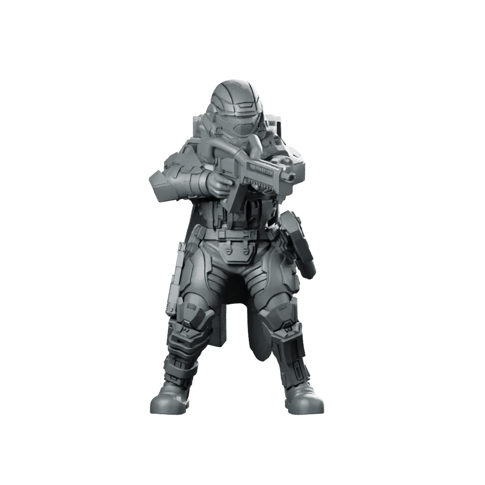 Democracy Troopers A9 Helljumper Arcthrower Miniature Armored - Papsikels Miniatures - We Print Miniatures