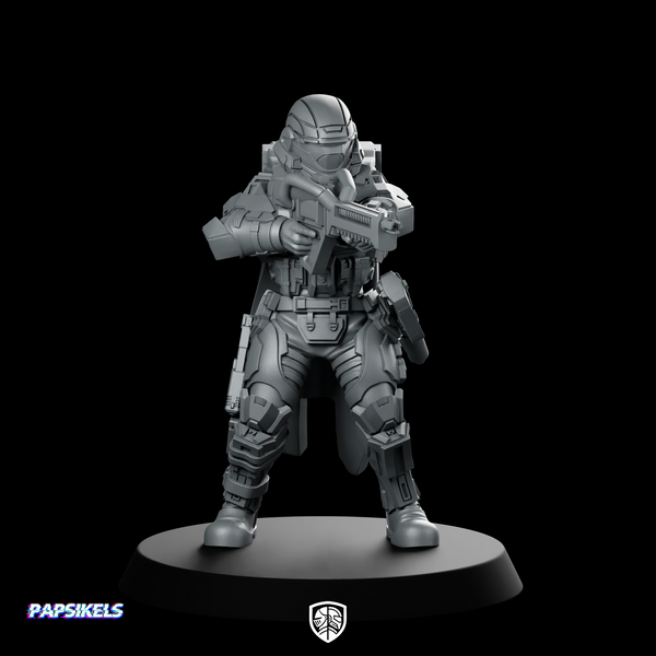 Democracy Troopers A9 Helljumper Arcthrower Miniature Armored