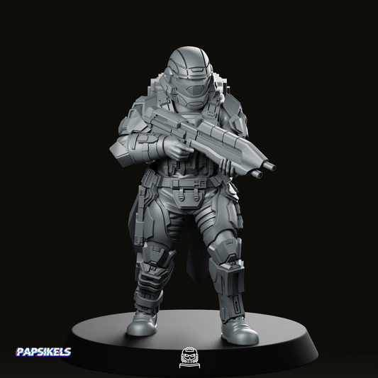 Democracy Troopers A9 Helljumper Guardian Miniature - Papsikels Miniatures - We Print Miniatures