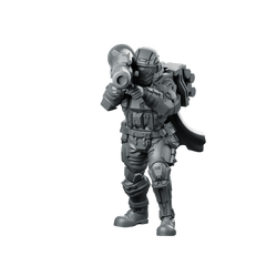 Democracy Troopers A9 Helljumper Heavy Miniature Rocket Launcher - Papsikels Miniatures - We Print Miniatures