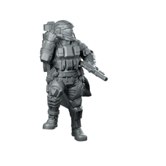 Democracy Troopers A9 Helljumper Salute Miniature Armoured Sci - Fi - Papsikels Miniatures - We Print Miniatures