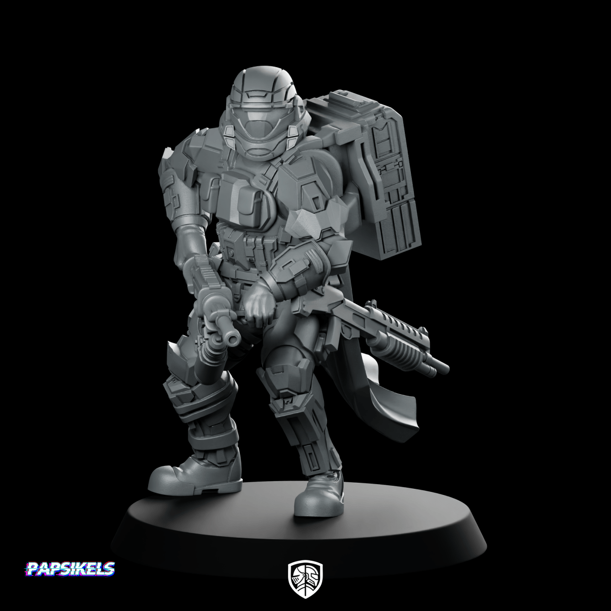 Democracy Troopers A9 Helljumper Sterilizer Miniature Paratrooper Sci - Fi - Papsikels Miniatures - We Print Miniatures