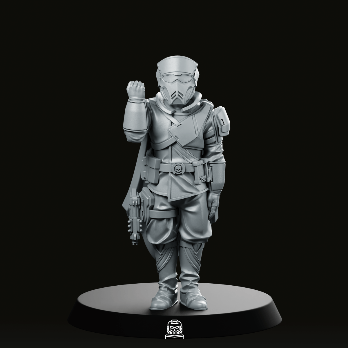 Democracy Troopers Hell Inspector 2 Miniature - Papsikels Miniatures - We Print Miniatures