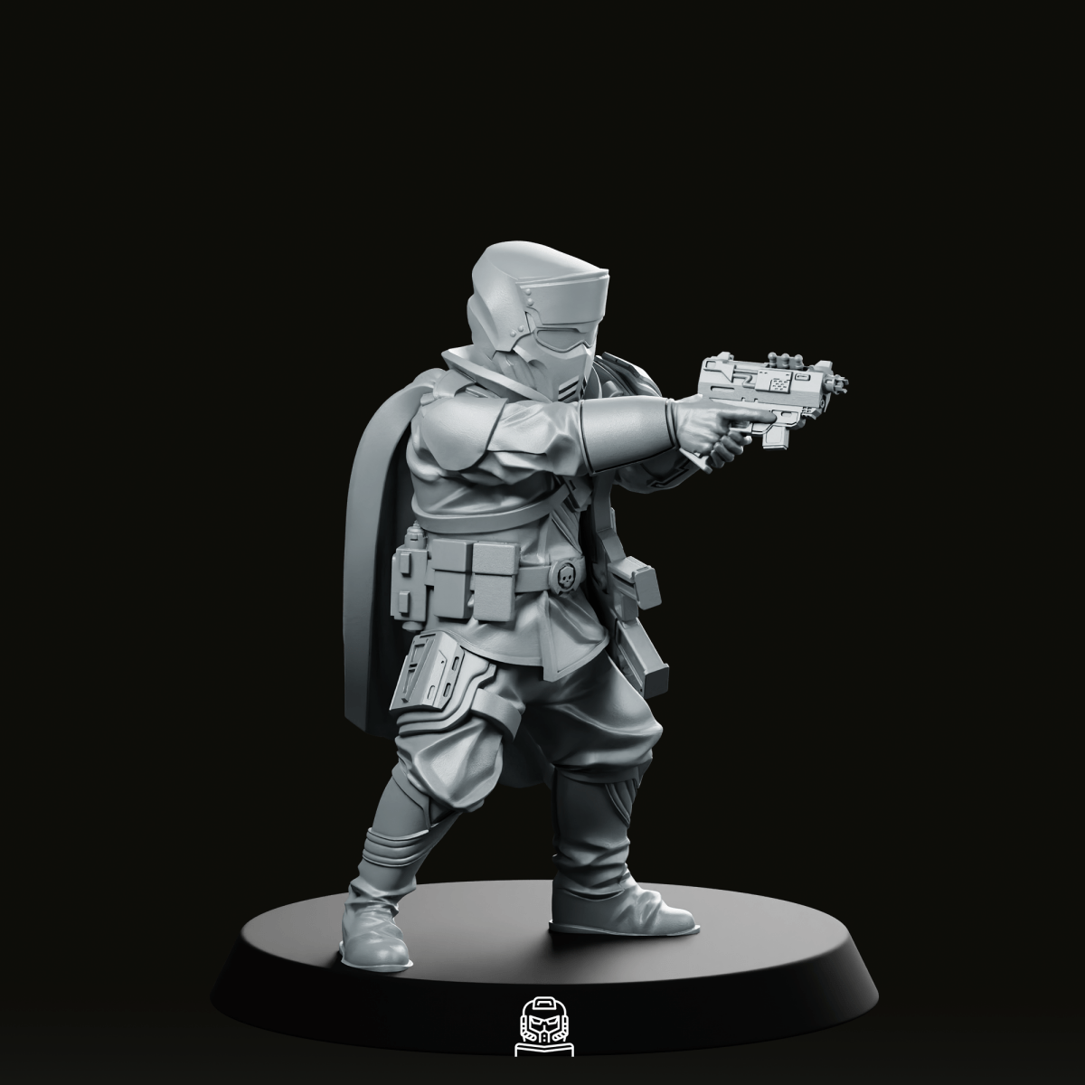 Democracy Troopers Hell Inspector 3 Miniature - Papsikels Miniatures - We Print Miniatures