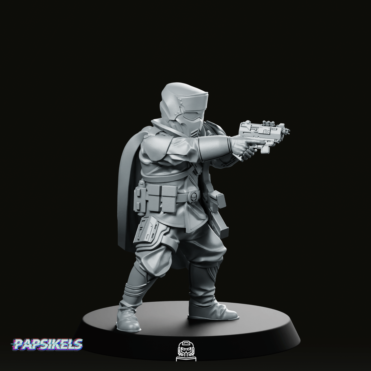 Democracy Troopers Hell Inspector 3 Miniature - Papsikels Miniatures - We Print Miniatures