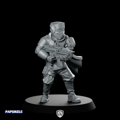 Democracy Troopers Hell Inspector 5 Miniature Armored Rifleman