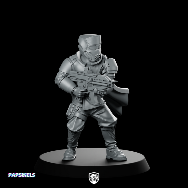 Democracy Troopers Hell Inspector 5 Miniature Armored Rifleman