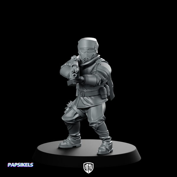 Democracy Troopers Hell Inspector 6 Miniature Machine Gunner