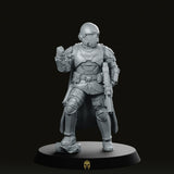 Democracy Troopers Helljumper A1 Miniature - We Print Miniatures