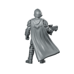 Democracy Troopers Helljumper A2 Miniature Armored Machinegunner Sci-Fi Miniature 360 Spin 05
