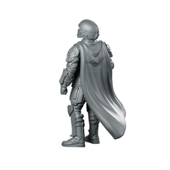 Democracy Troopers Helljumper A2 Miniature Armored Machinegunner Sci-Fi Miniature 360 Spin 06