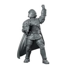 Democracy Troopers Helljumper A3 Miniature Armored Victory Salute Miniature 360 Spin 01