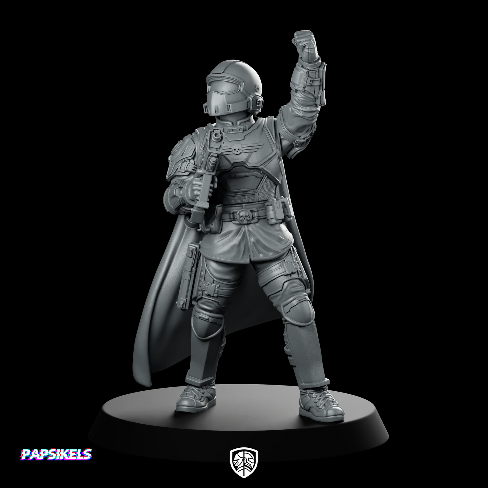 Democracy Troopers Helljumper A3 Miniature Armored Victory Salute