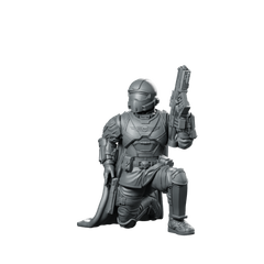 Democracy Troopers Helljumper A4 Miniature Armored Rifleman Miniature 360 Spin 01