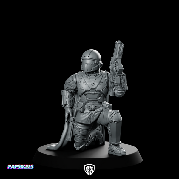 Democracy Troopers Helljumper A4 Miniature Armored Rifleman