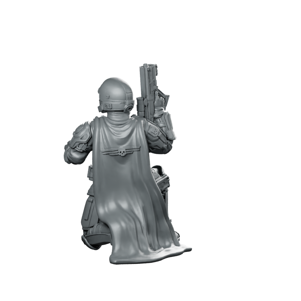 Democracy Troopers Helljumper A5 Miniature Stealth Paratrooper Operative Miniature 360 Spin 05