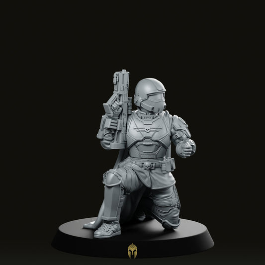 Democracy Troopers Helljumper A5 Miniature -Papsikels Miniatures - We Print Miniatures