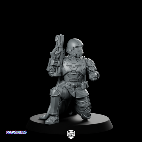 Democracy Troopers Helljumper A5 Miniature Stealth Paratrooper Operative
