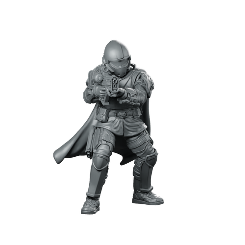 Democracy Helljumper A7 Miniature Armored Trooper Rifleman Miniature 360 Spin 01