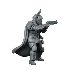 Democracy Troopers Hellstriker A1 Miniature Sci-Fi Marksman Sharpshooter Miniature 360 Spin 02