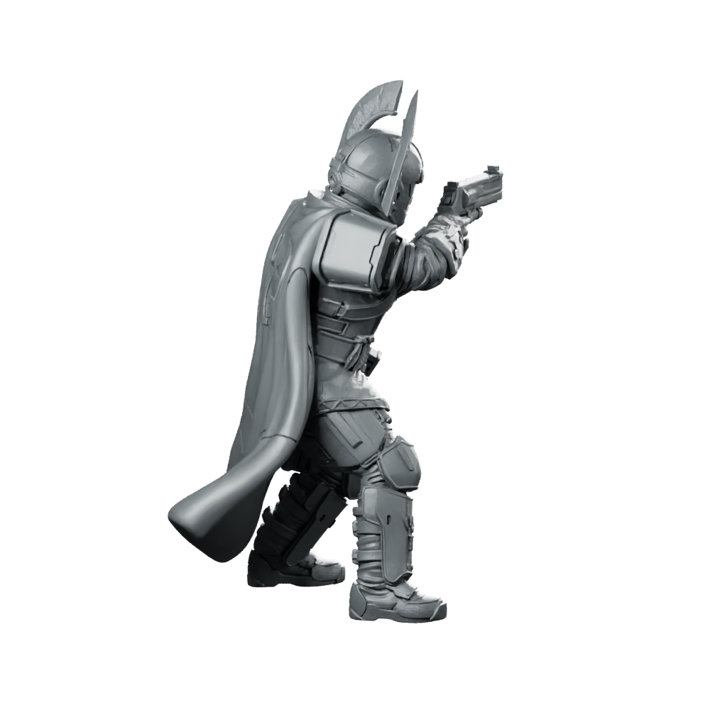 Democracy Troopers Hellstriker A1 Miniature Sci-Fi Marksman Sharpshooter Miniature 360 Spin 03