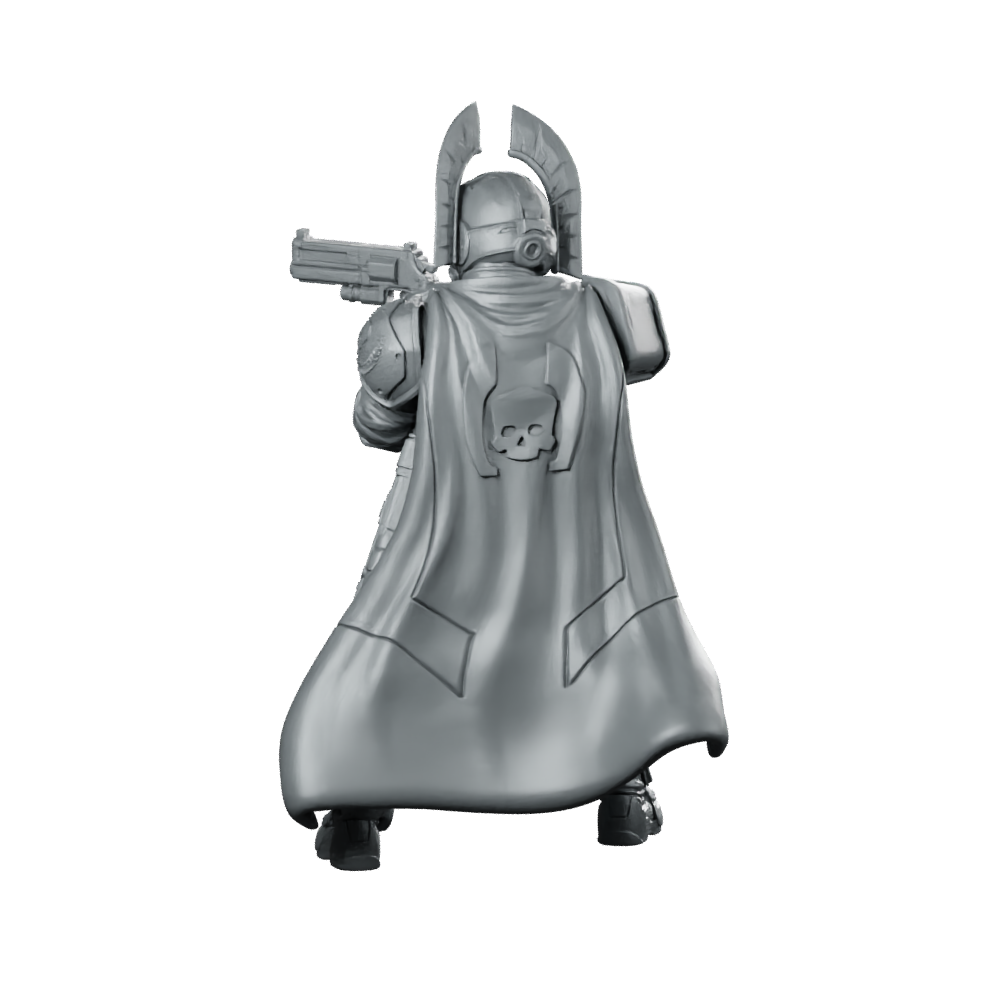 Democracy Troopers Hellstriker A1 Miniature Sci-Fi Marksman Sharpshooter Miniature 360 Spin 05