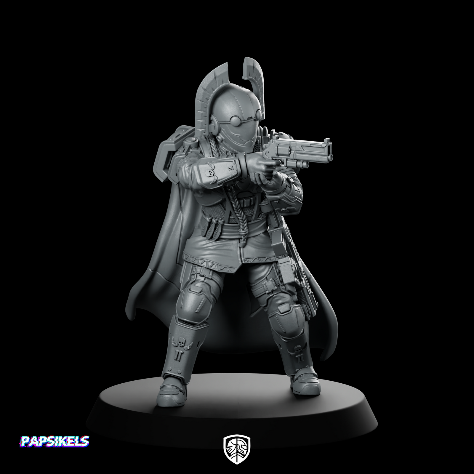 Democracy Troopers Hellstriker A1 Miniature Sci-Fi Marksman Sharpshooter