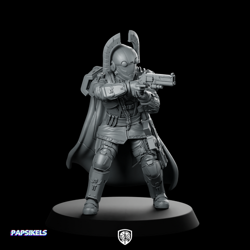 Democracy Troopers Hellstriker A1 Miniature Sci-Fi Marksman Sharpshooter