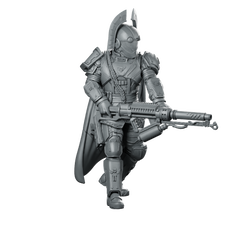 Democracy Troopers Hellstriker A2 Miniature Armored Sci-Fi Miniature 360 Spin 01