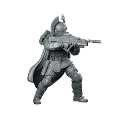 Democracy Troopers Hellstriker A3 Miniature Sci-Fi Soldier Miniature 360 Spin 01