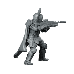 Democracy Troopers Hellstriker A3 Miniature Sci-Fi Soldier Miniature 360 Spin 02