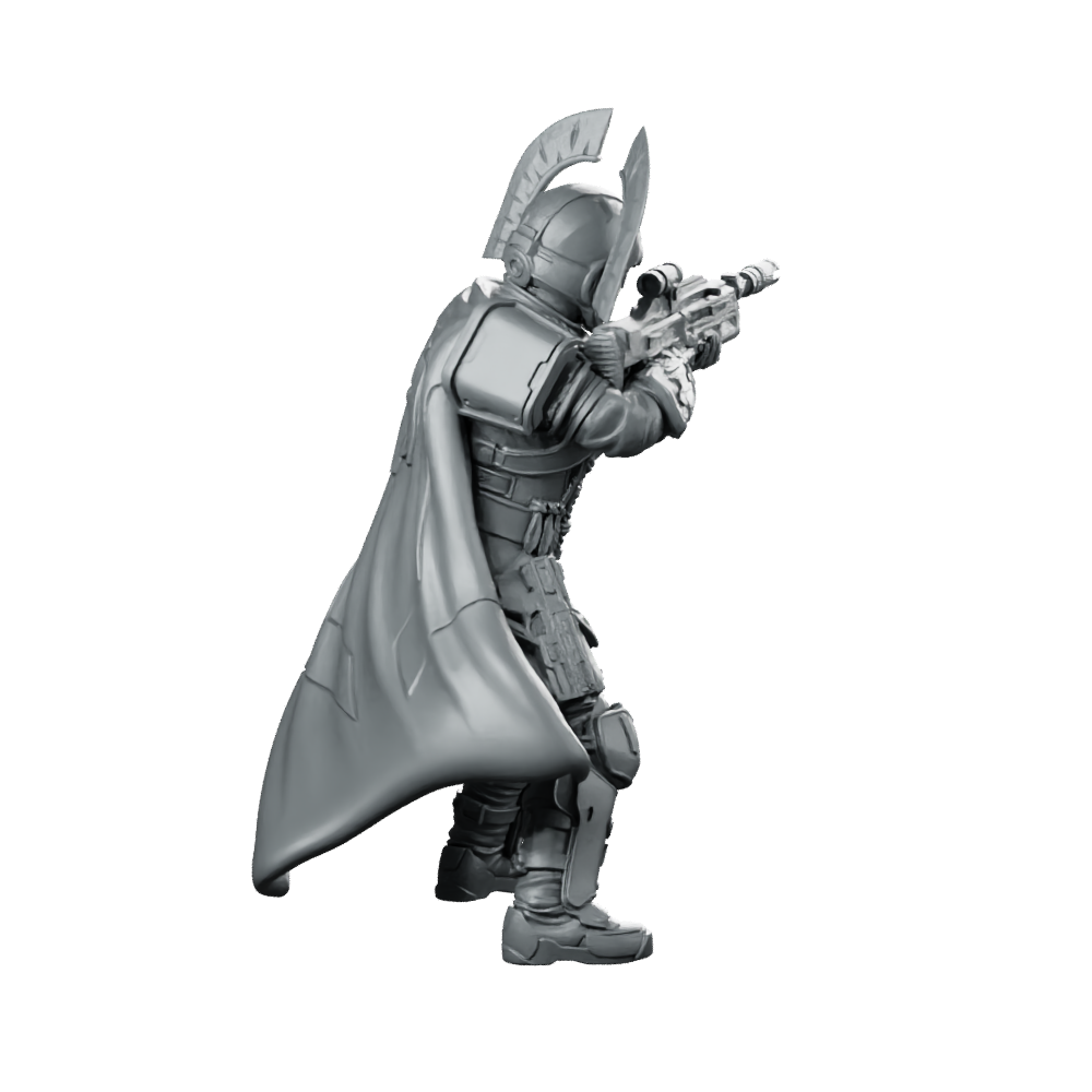 Democracy Troopers Hellstriker A3 Miniature Sci-Fi Soldier Miniature 360 Spin 03