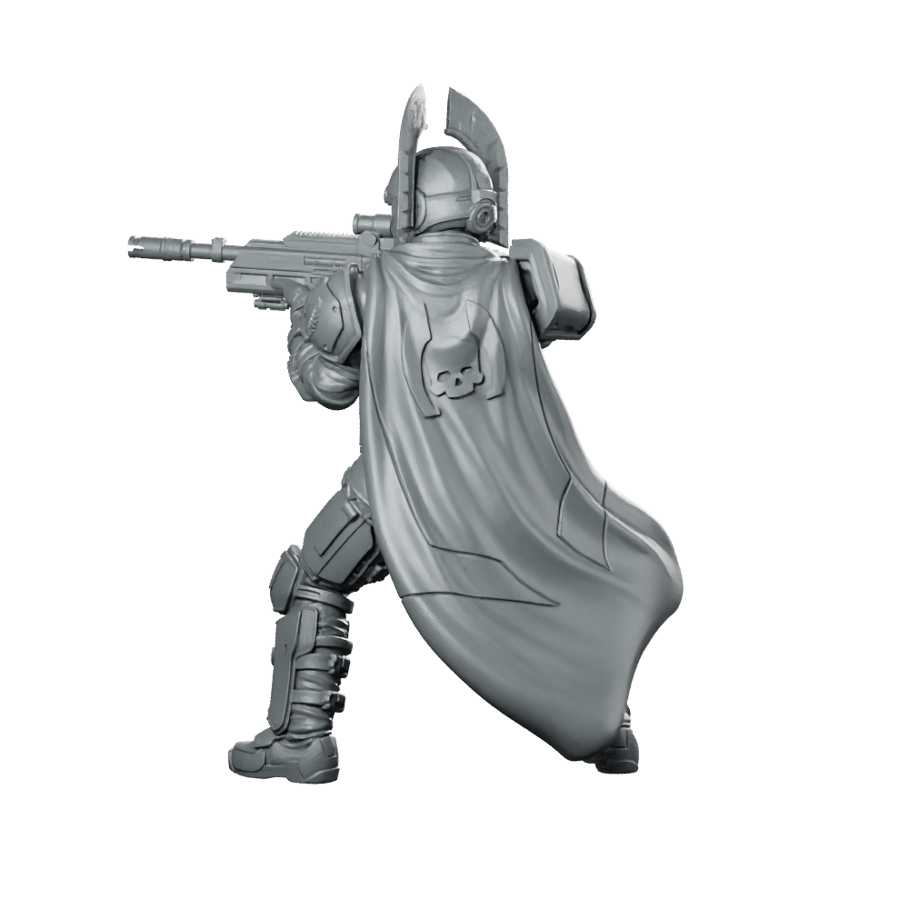 Democracy Troopers Hellstriker A3 Miniature Sci-Fi Soldier Miniature 360 Spin 05