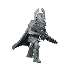 Democracy Troopers Hellstriker A4 Miniature Armored Rifleman Sci-Fi Miniature 360 Spin 02