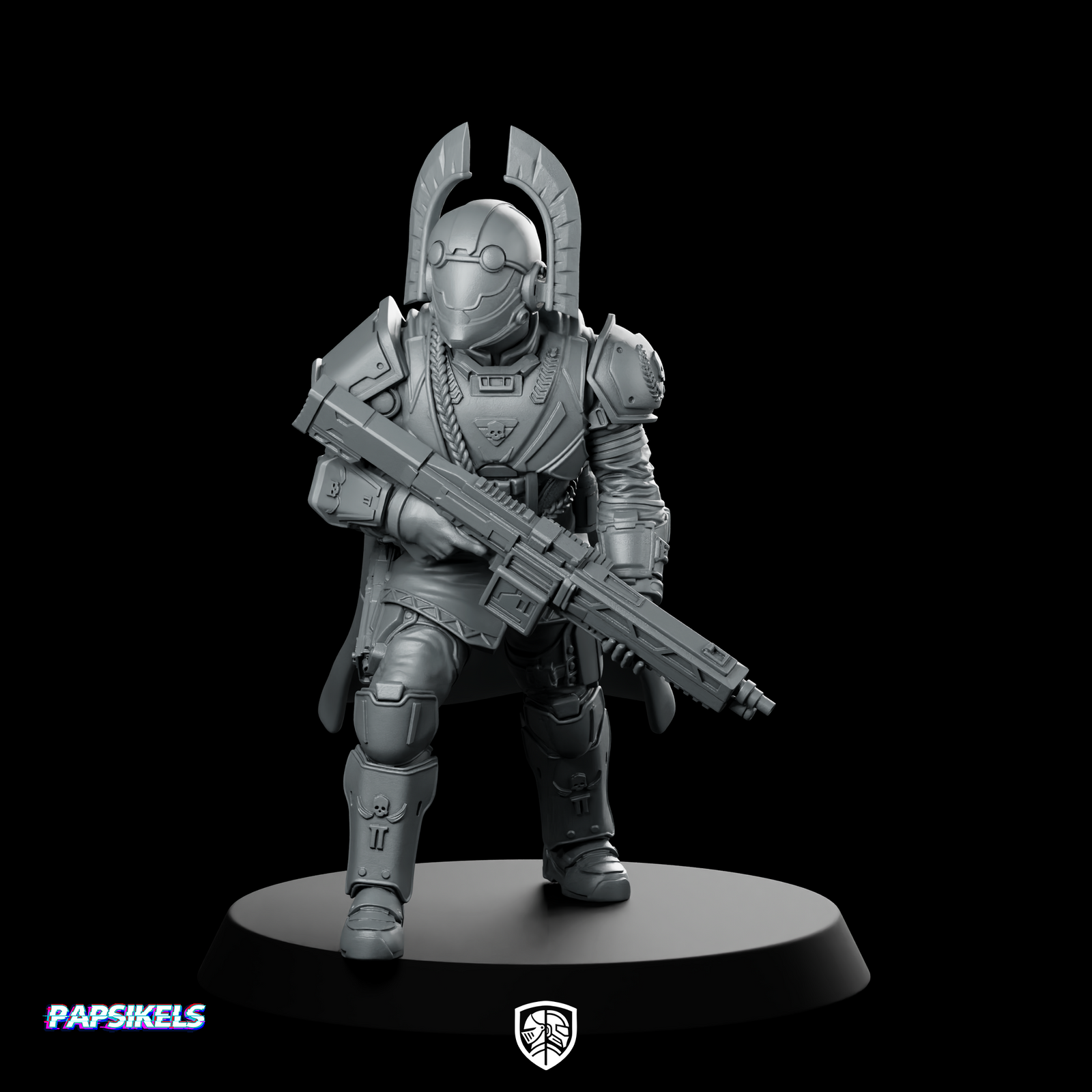 Democracy Troopers Hellstriker A4 Miniature Armored Rifleman Sci-Fi