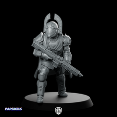 Democracy Troopers Hellstriker A4 Miniature Armored Rifleman Sci-Fi