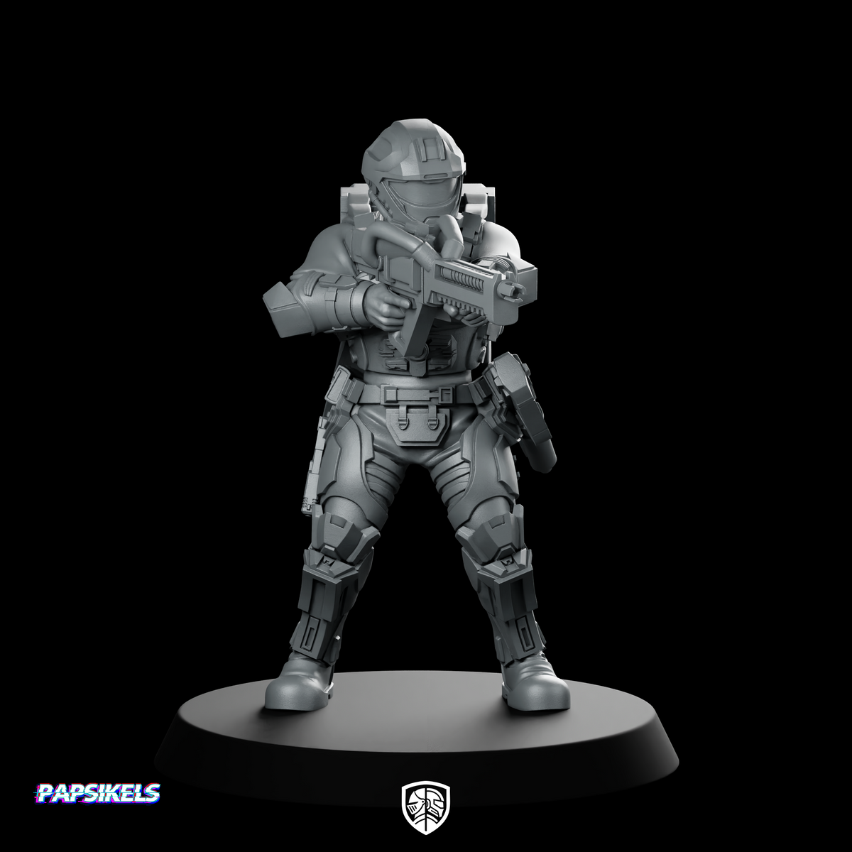 Democracy Troopers Recon Helljumper Arcthrower Trooper Gunner