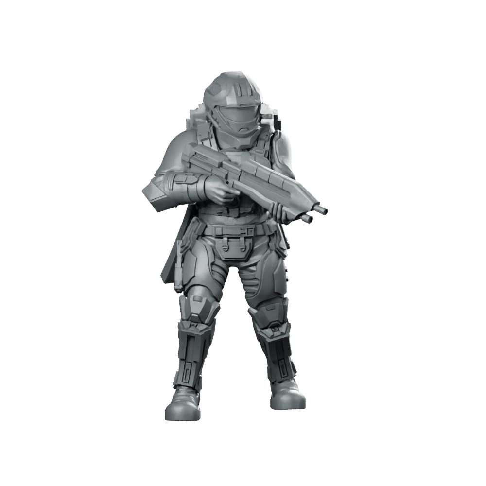 Democracy Troopers Recon Helljumper Captain Miniature Armored Leader - Papsikels Miniatures - We Print Miniatures