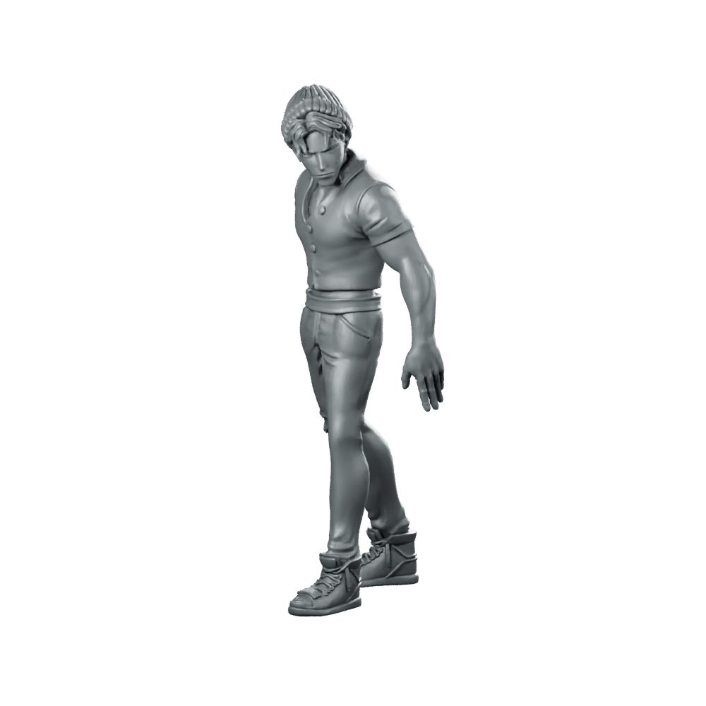 Demon Idol Abby Miniature Cyberpunk Sci - Fi Character - Papsikels Miniatures - We Print Miniatures