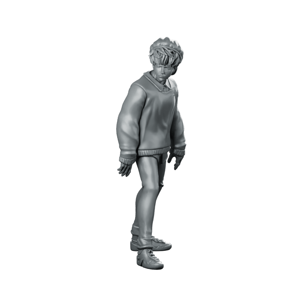 Demon Idol Baby Miniature Sci - Fi Rebellious Youth - Papsikels Miniatures - We Print Miniatures