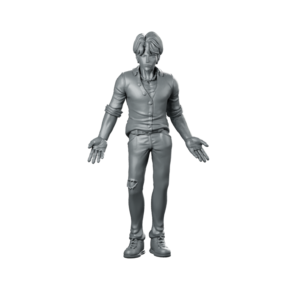 Demon Idol Jinu Miniature Sci-Fi Rogue Agent Miniature 360 Spin 01