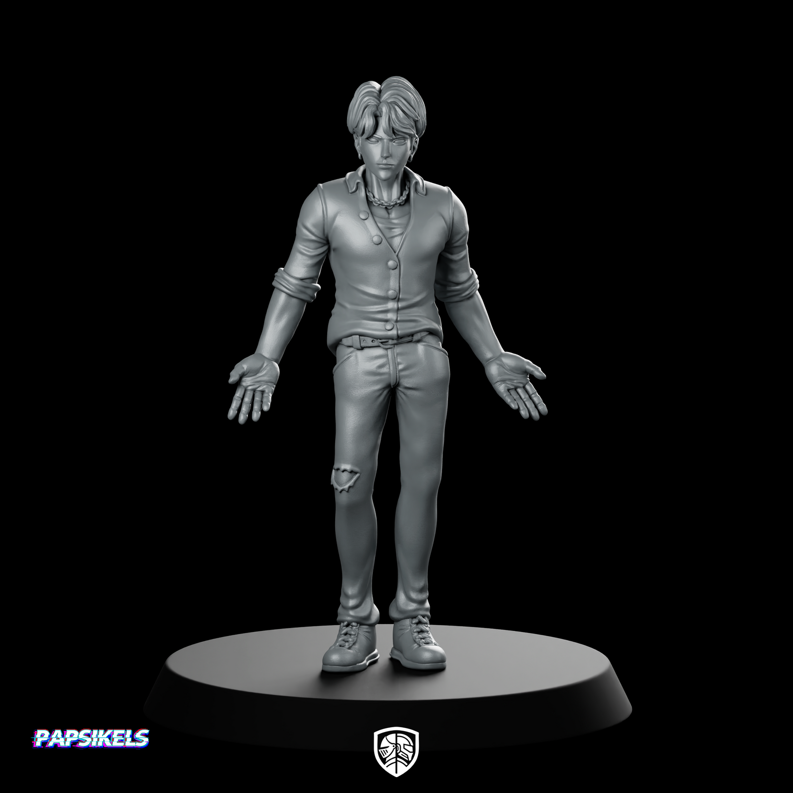 Demon Idol Jinu Miniature Sci-Fi Rogue Agent