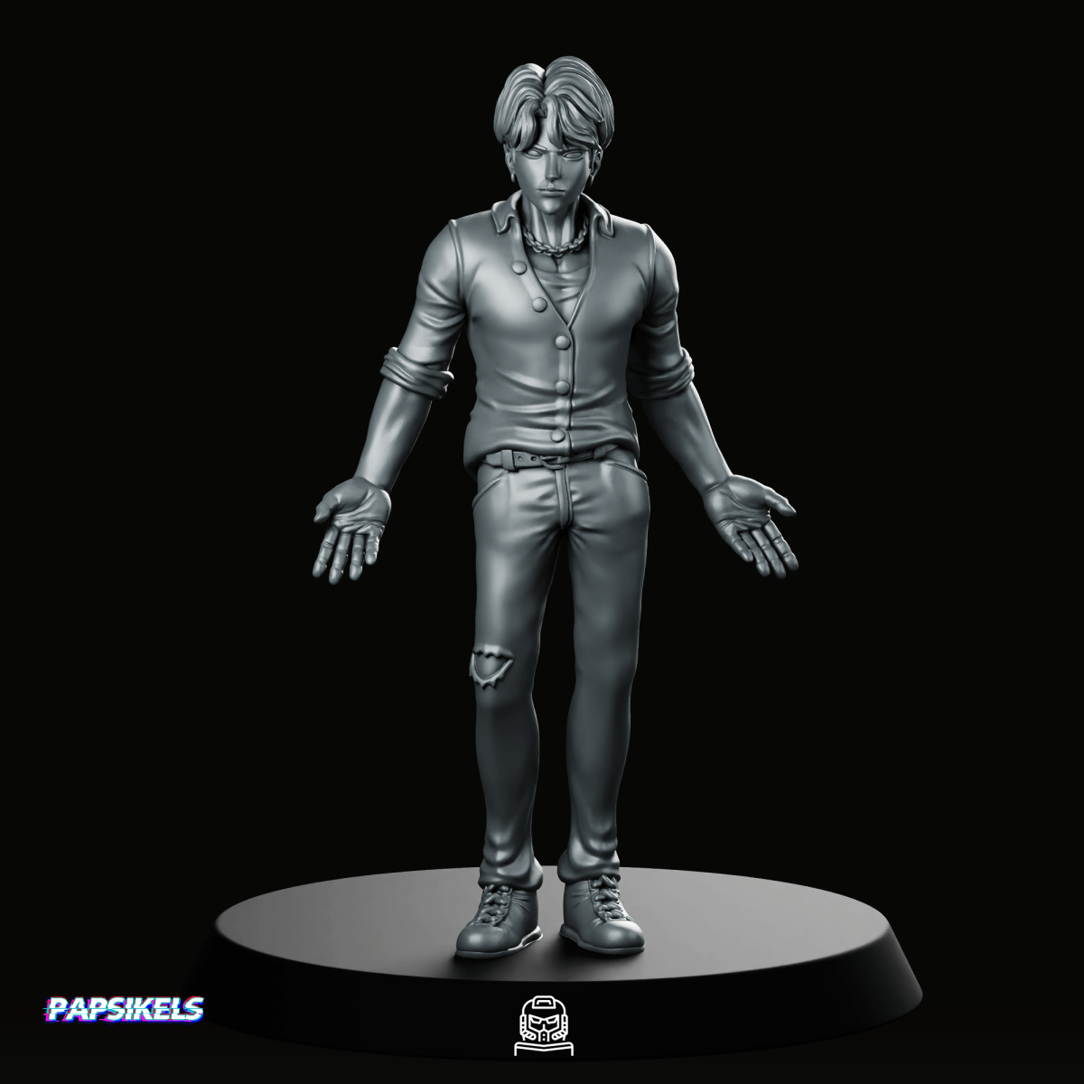 Demon Idol Jinu Miniature - Papsikels Miniatures - We Print Miniatures