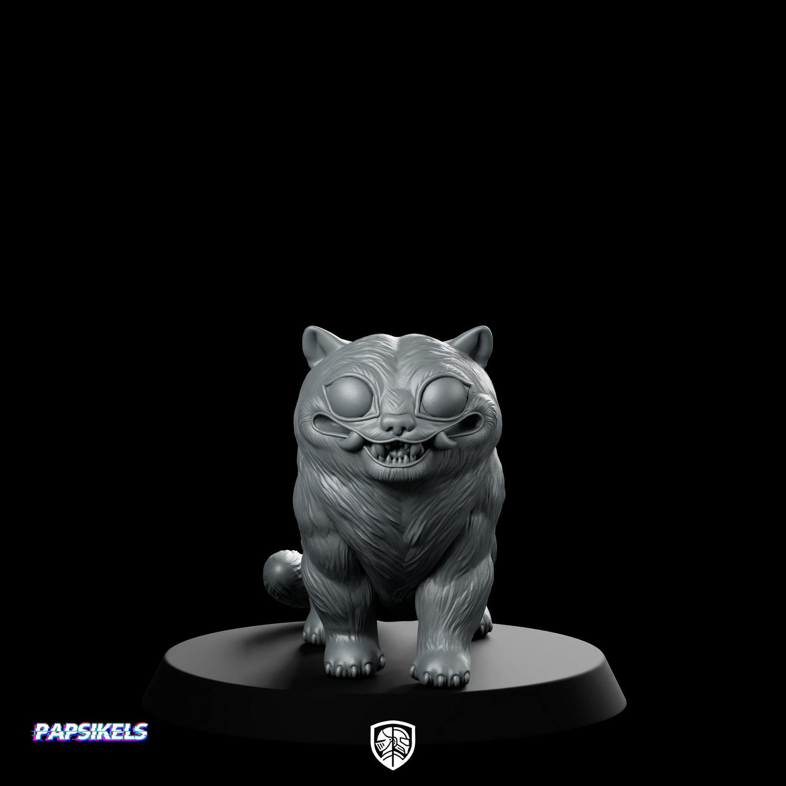 Derpy Miniature Sci-Fi Cat Mascot Companion