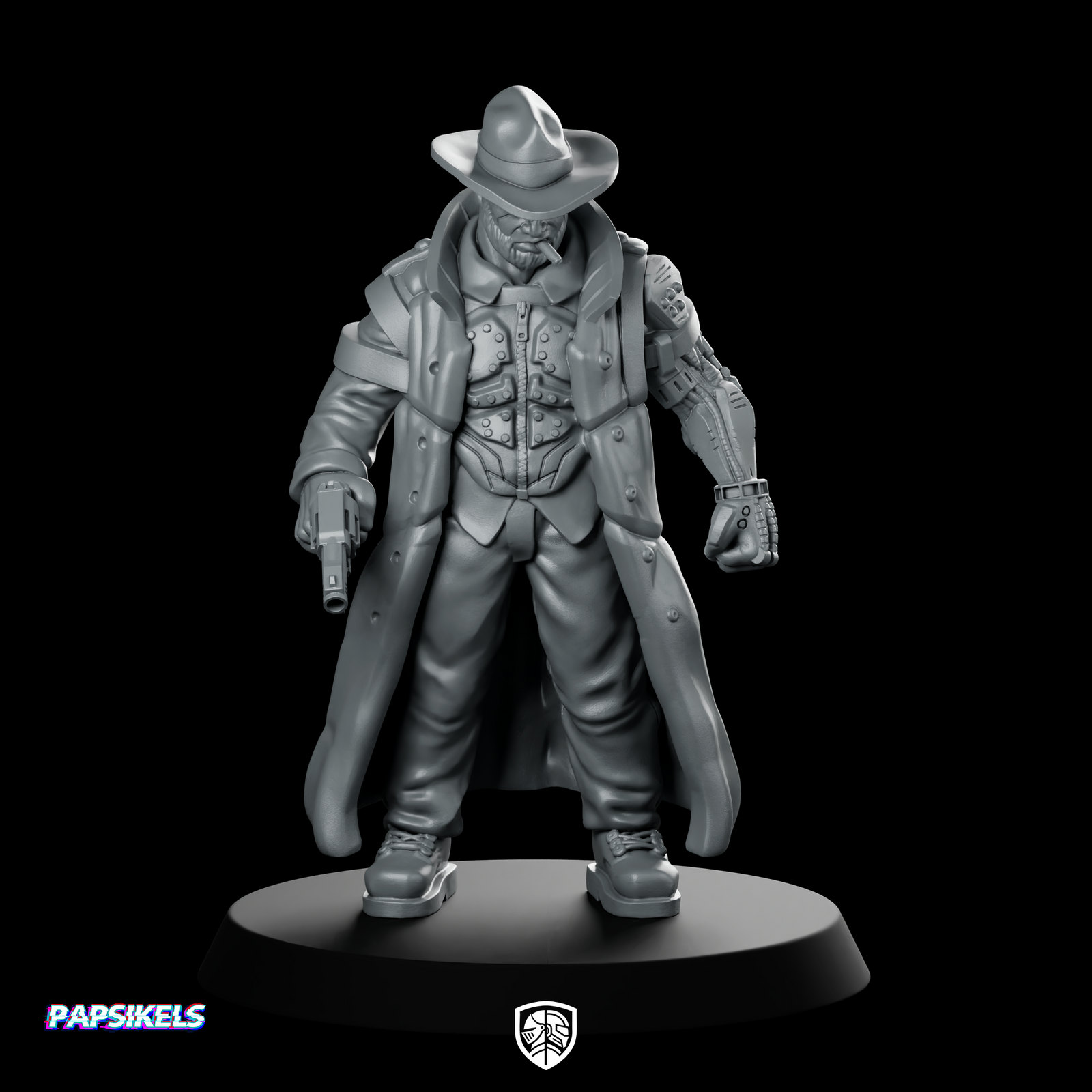 Detective Bruce Dwayne Pcpd Miniature Cyber Noir Police